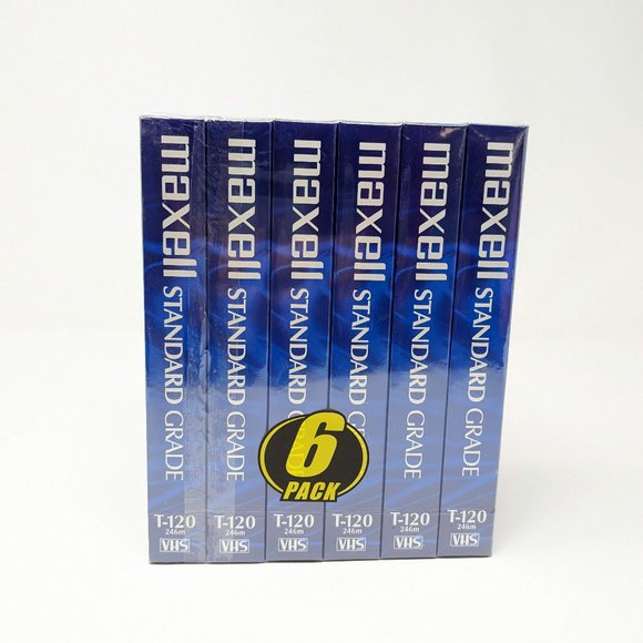 Maxell Cameras, Photo & Video 6 Pack Maxell Blank Vhs Tapes 6 Hour